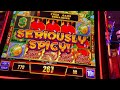 $10 SMOKIN HOT STUFF LINK AMAZING WIN WITH A TRAIN BONUS ON DRAGON TRAIN