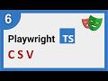 Playwright TypeScript | CSV Data Driven Testing  + Negative Testing