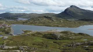 Drone-images of hike to the Synshorn | Jotunheimen National Park