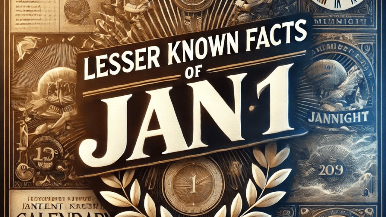 Lesser Known Facts On Jan1 Youtube