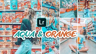 CHU mini | AQUA \u0026 ORANGE Lightroom Preset | Lightroom Mobile Presets Free DNG |