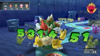 Mario Party 10 - Mario vs Luigi vs Toadette vs Toad vs Bowser - Whimsical Waters