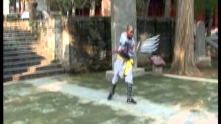 India Kung-fu Master in China Shaolin Temple Weapons Training Shifu Prabhakar Reddy Practice Demo