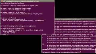 Visualizing Sorts using Scala