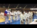 KOSHIKI KARATE - 33th Championship of Japan. Awarding Ceremony. Sergey Smolin - bronze.