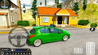 Green Peugeot Car Driving and Parking Simulator #2 - Android iOS Gameplay