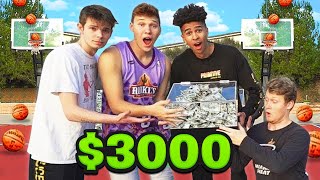 Last To Miss 3 Point NBA Basketball Shot WINS $3000