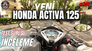 En Az Yakan Şehir İçi Scooter : Yeni Honda Activa 125'i Test Ettik | #HondaActiva125