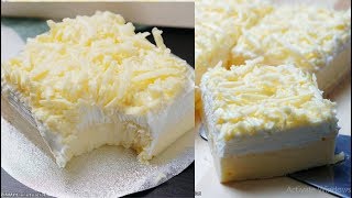 ชิฟฟ่อนเค้กนุ่มๆหน้าเนยสดชีส Chiffon Cake Cheese Butter