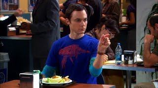 Sheldon uses the force to choke Raj | Big Bang Theory |