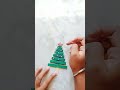 Christmas tree craft #viral #shorts #youtubeshorts