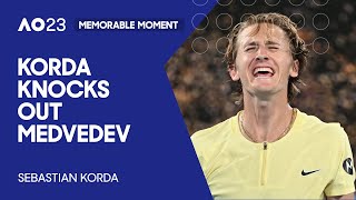 Match Point | Korda Beats Medvedev | Australian Open 2023