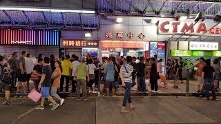 旺角殺街倒數第四夜180721~人流明顯暢旺了很多~完場後依依不捨散不了