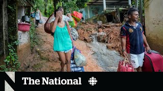 Heavy rain triggers deadly flooding, landslides in Brazil