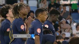 Germany U17 vs France U17 penalty shootout in the U17Euro Final: