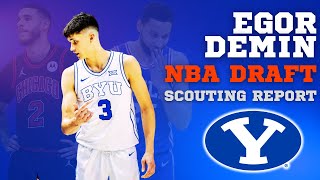 Egor Demin Scouting Report - BYU Guard NBA Draft Breakdown And Player Comparisons!