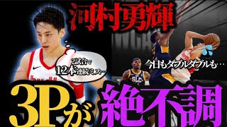 【12/23河村勇輝速報】シュートが入らずDFでも課題が残る試合に…#nba #クーズ男 #yukikawamura #グリズリーズ #富永啓生 #メンフィスハッスル #gリーグ