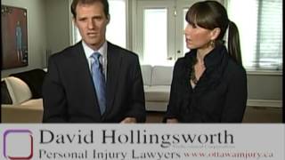 Ottawa injury lawyer David Hollingsworth discusses Ontario accident benefits insurance claims.