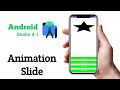 Tutorial Animation Slide in Android Studio 4.1