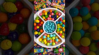 ASMR Bubblegum Platter 🟣 #asmr #platter #bubblegum #candy #crybaby #smarties #ca