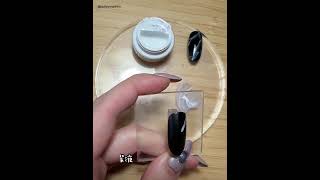 美甲大理石暈染技法 3色膠加清潔液 #nails #nailart #naildesign