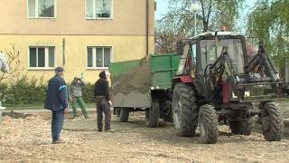 Wałcz - Nowy parking przy szkole