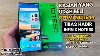 REDMI NOTE 14 AUTO KENA BANTAI! INFINIX NOTE 50 RESMI HADIR - HP 2 JUTAAN PUNYA SPEK SEBAGUS INI ?