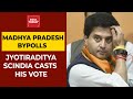 Madhya Pradesh Bypolls: BJP's Jyotiraditya Scindia Casts His Vote | India Today