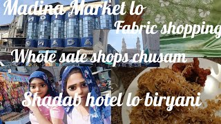 Fabric Shopping at Madina Market | wholesale prices | charminar @Sree0416 # trending #madina