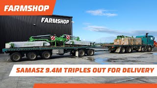 The mowing season is on, and so are the mowers! SaMASZ 9.4m triples heading for Canterbury