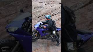 Sketchy Crotch Rocket Rock Climb