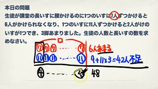 中学受験合格講座　算数特訓　過不足算