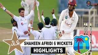 SHAHEEN AFRIDI 6 WICKETS AGAINTS WEST INDIES TEST || PAK vs WI 2nd TEST DAY 4 HIGHLIGHTS 2021