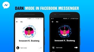 How To ENABLE FACEBOOK MESSENGER DARK MODE - The HACK