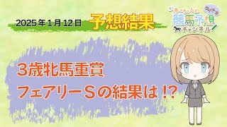 【予想結果】1月12日中央競馬　中山・中京　予想結果の的中率・回収率