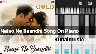 Naino Ne Baandhi Song On Piano App ( Perfect Piano ) #Kunalmusic