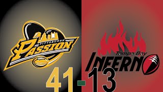 2024 WFA Pro First Round: #1 Pittsburgh Passion vs. #4 Tampa Bay Inferno Highlights