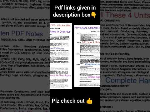 MSc.4th Sem.Coomplete Handwritten Notes #chemistry #mscnotes #kanhaiya_patel