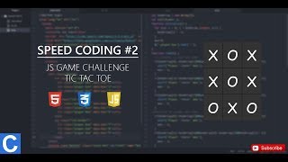 Speed Coding #2 | Tic Tac Toe | JavaScript Game Challenge | HTML, CSS, JavaScript