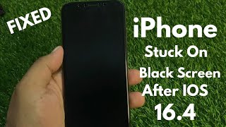 Fix iPhone Stuck On Black Screen (Tutorial)