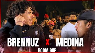 (RIMOU COM A ALMA 🫀) BRENNUZ x MEDINA | 1ª FASE | BOOM BAP | 72ª Batalha da linear