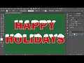 How to Create a Snow Capped Effect for Letters in Adobe Illustrator