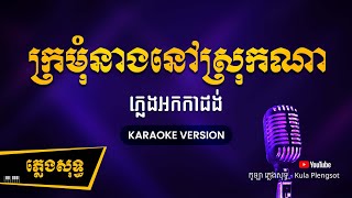 គ្រឹមៗចូកគ្រឹមៗ | ក្រមុំនាងនៅស្រុកណា ភ្លេងសុទ្ធ - Kromom Nov Srok Na - [BY KULAORGAN] #Plengsotkhmer