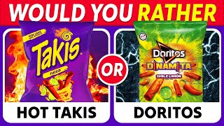 Would You Rather? Snacks & Junk Food Edition 🍕🍔🌯