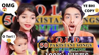 #Pakistanioldsongs #top50pakistani Indian Reaction On Top 50 Old Pakistani Songs | Bollywood Chapa |