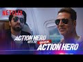 Ayushmann Khurrana Meets Akshay Kumar | An Action Hero | Netflix India