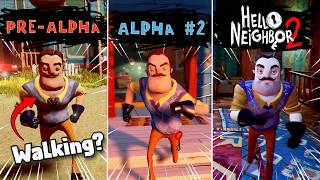 Which Hello Neighbor has the FASTEST speed? | (Pre-Alpha - HN2)