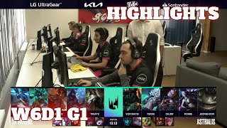 SK vs AST - Highlights | Week 6 Day 1 S12 LEC Summer 2022 | SK Gaming vs Astralis W6D1