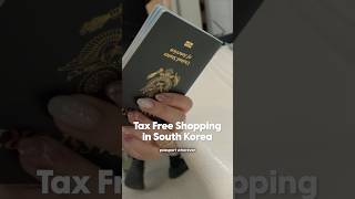 🛍️ Bring your passport with you for Tax Free Shopping in South Korea⁠ #travel #traveltips