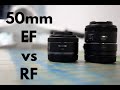 EF 50mm F1.8 vs RF 50mm F1.8